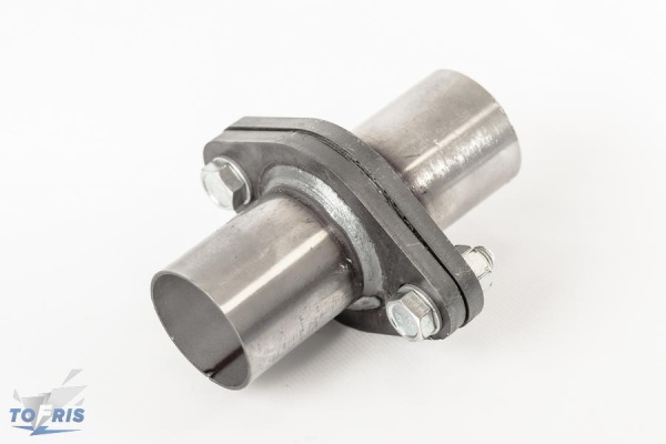 Фланцы d50мм с прокладкой и стяжными болтами с отводами