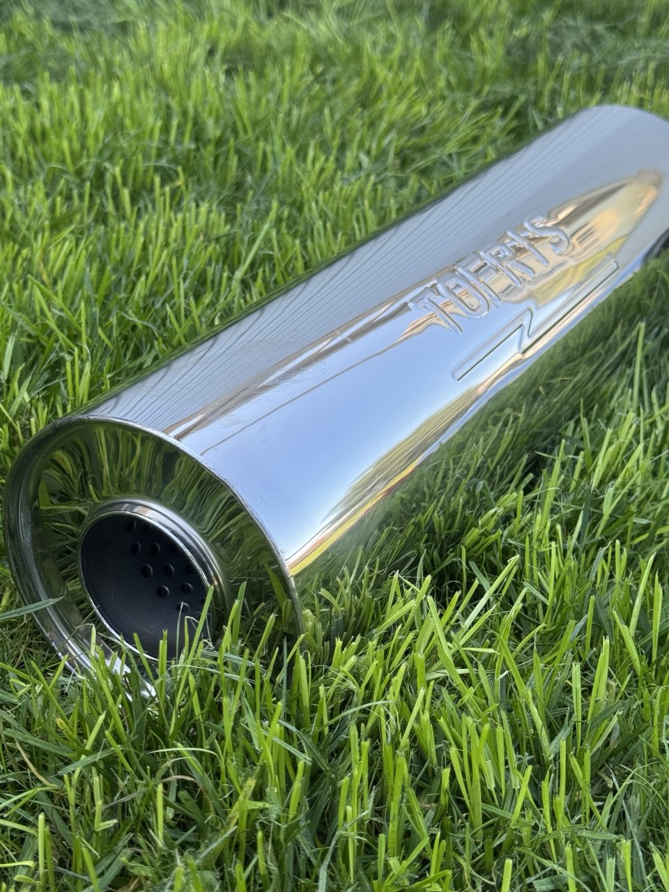 Пламегаситель универсальный Tofris EQ 130*300*54 с р/ж и перегородкой, AISI 304 - 1