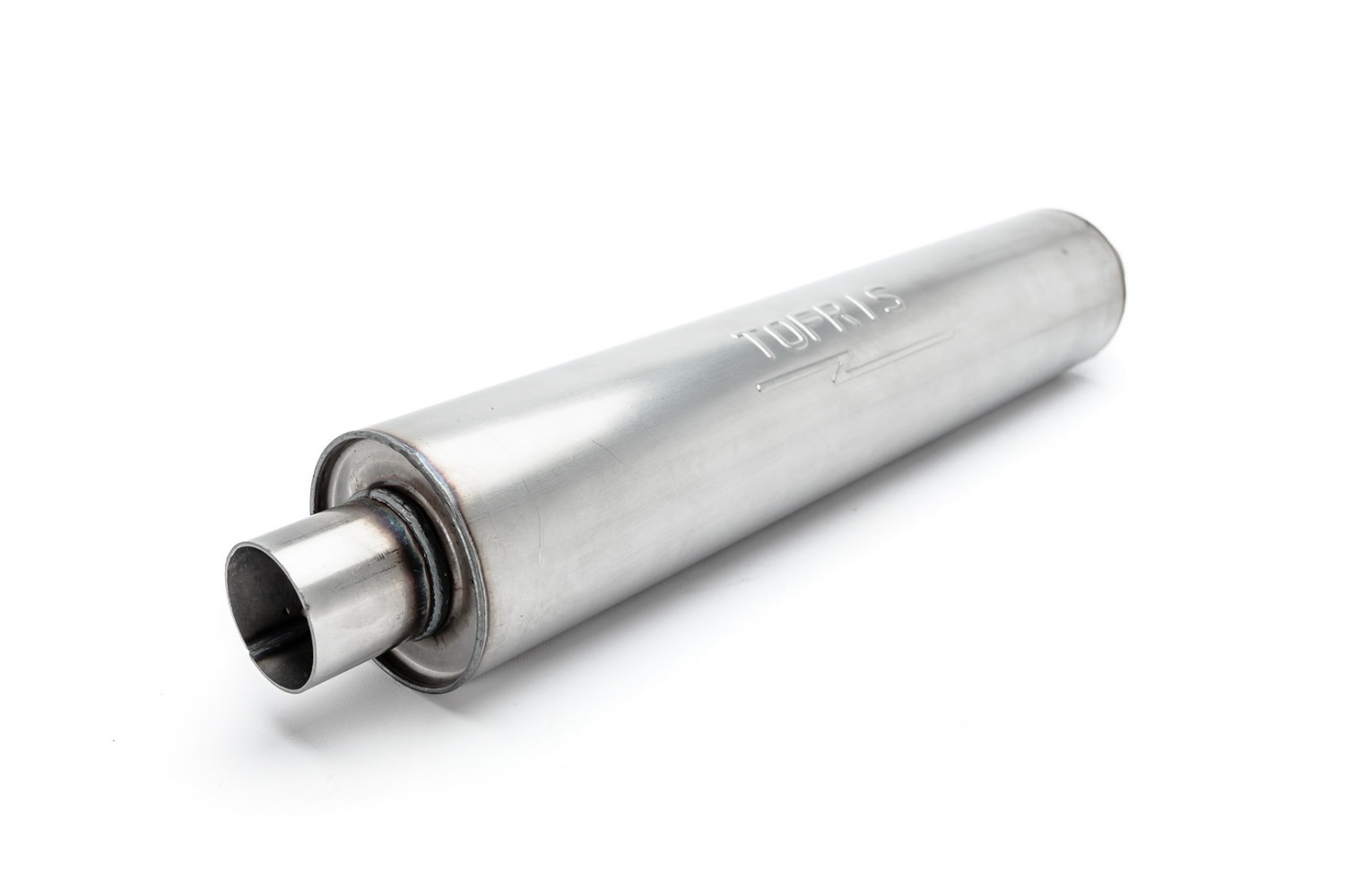 Резонатор универсальный 110*400*51 нержав. сталь с набивкой - 1