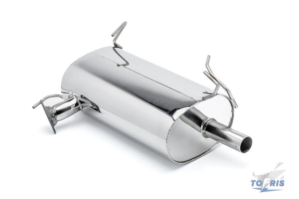 Глушитель Outlander XL, камерный, реплика, штатная установка AISI 304 (2,0 л; 2,4 л) с демпф. соед-м