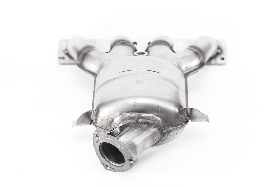 Труба приёмная глушителя с катализатором Е4 в сборе 11194-16 Лада Калина, Приора 16кл. МКПП - 1