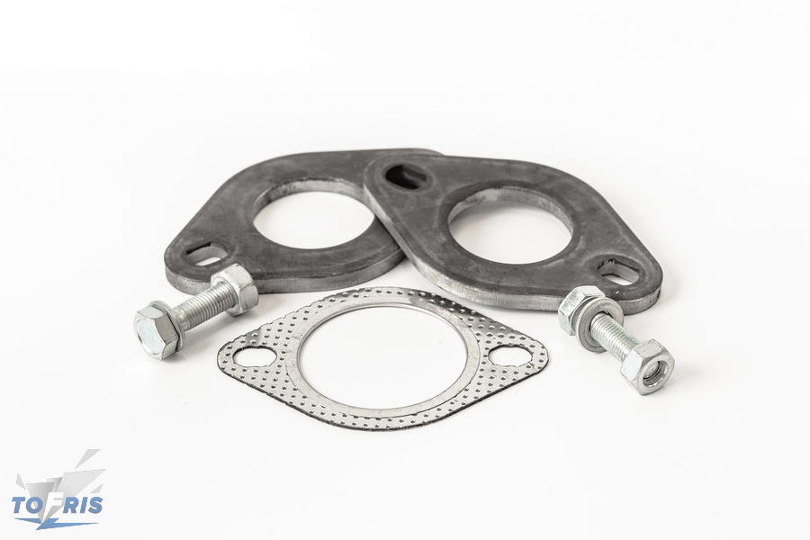 Фланцы d65мм с прокладкой и стяжными болтами - 1