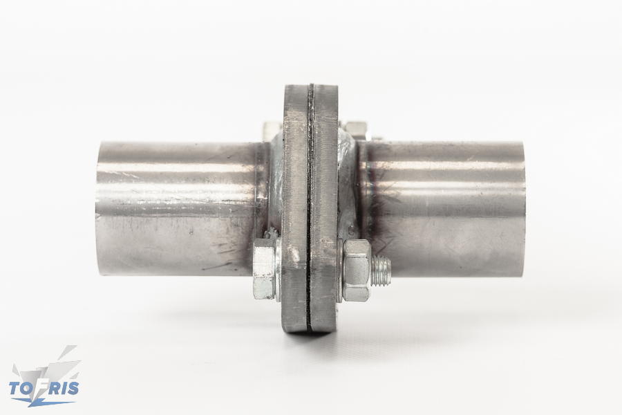 Фланцы d45мм с прокладкой и стяжными болтами с отводами - 2