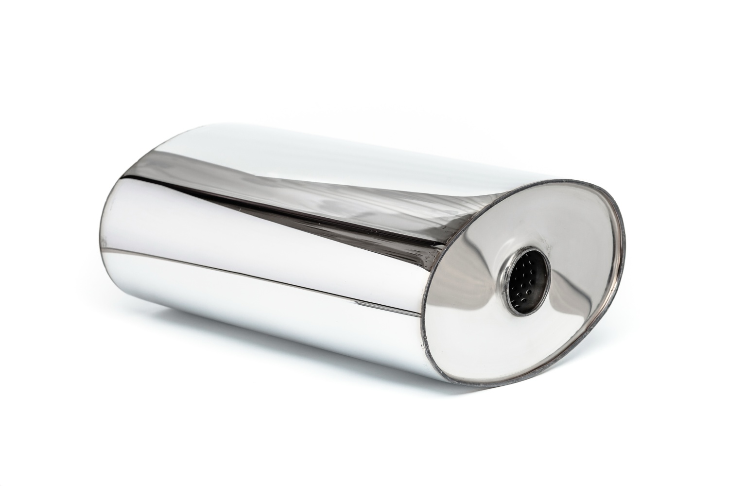 Глушитель универсальный 170*272*450*63, AISI 304,(тихий) - 2