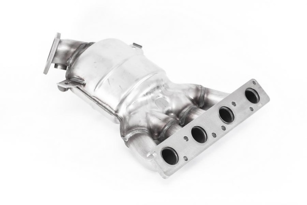 Труба приёмная глушителя с катализатором Е4 в сборе 11194-16 Лада Калина, Приора 16кл. МКПП