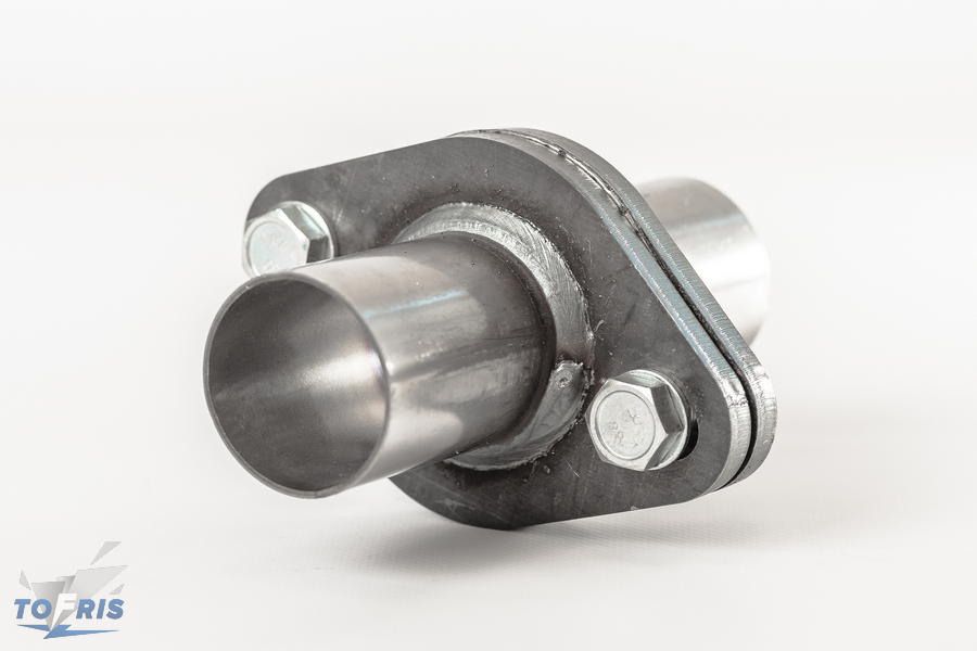 Фланцы d45мм с прокладкой и стяжными болтами с отводами - 1