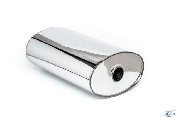 Глушитель универсальный 170*272*400*54, AISI 304, с набивкой