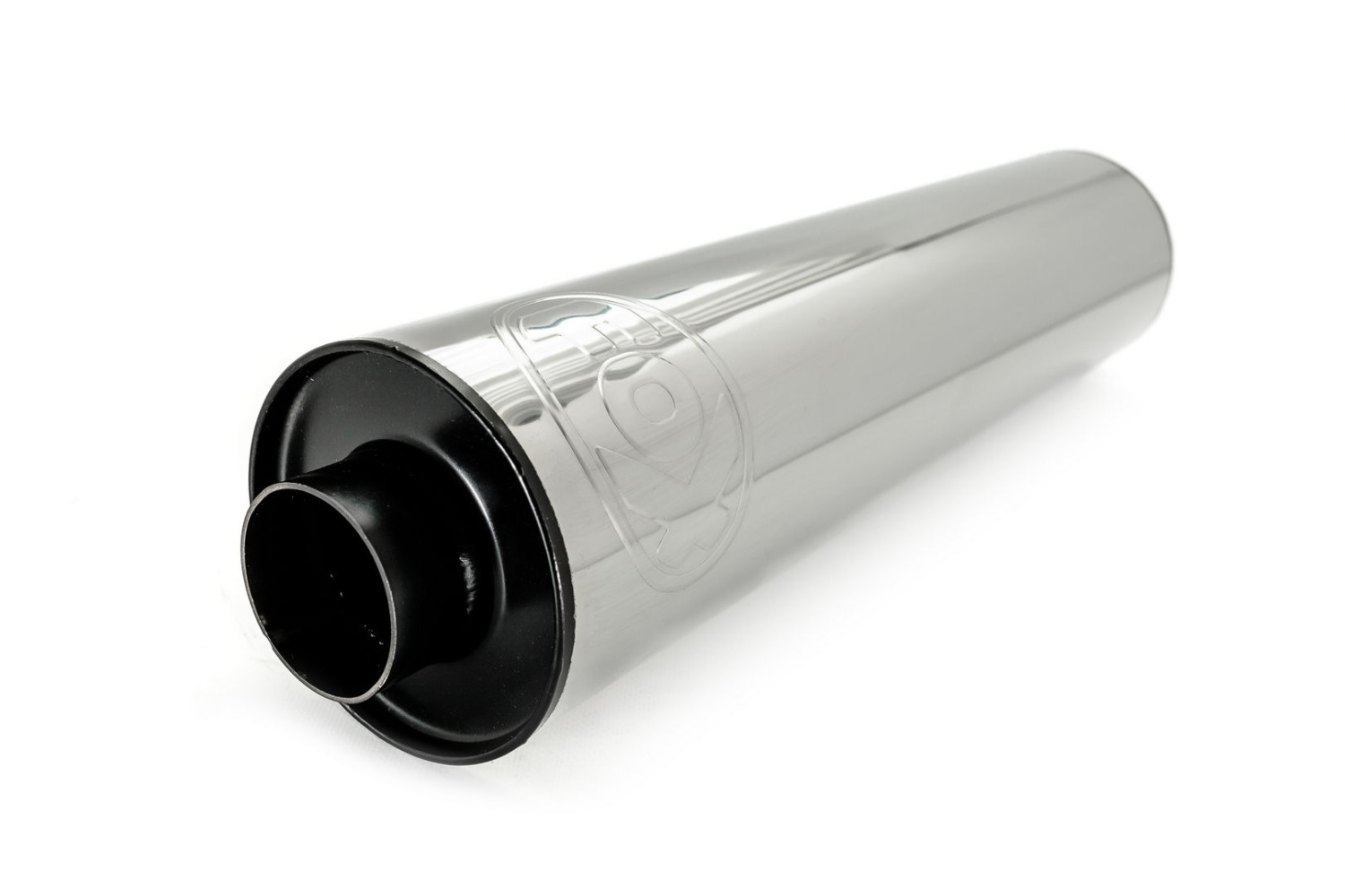 Резонатор универсальный FOX 110*350*51 нержав. сталь с набивкой  - 3