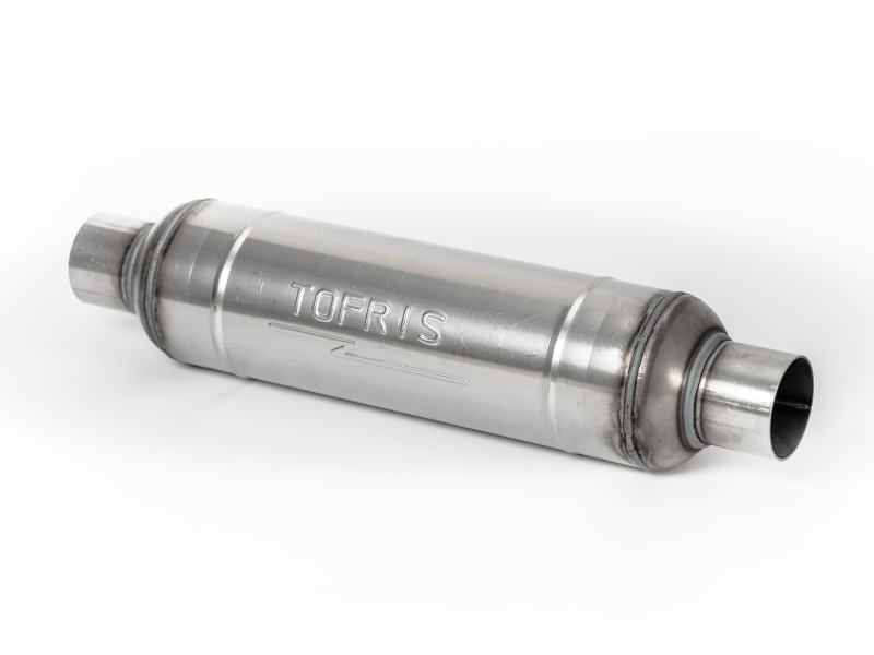 Резонатор-стронгер универсальный 110*510*65 с диффузором нержав. сталь с набивкой - 2