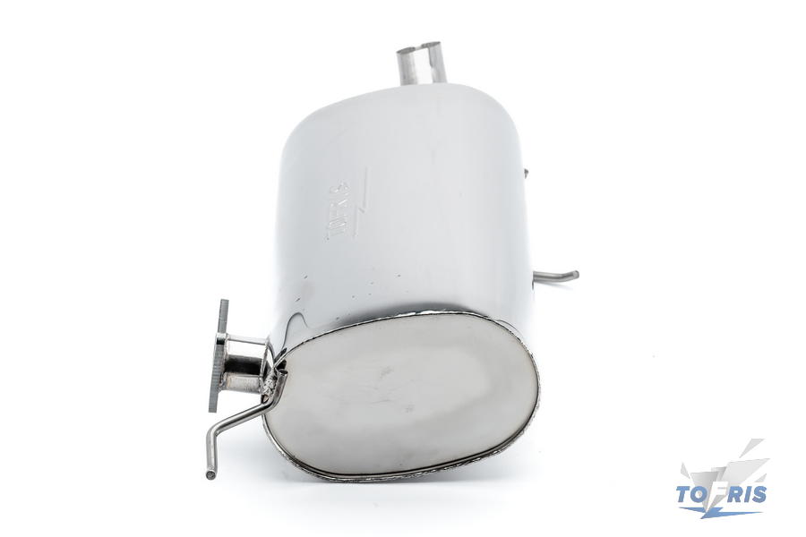 Глушитель Outlander 3, камерный, аналог, штатная установка AISI 304 (2,0 л; 2,4 л) - 3