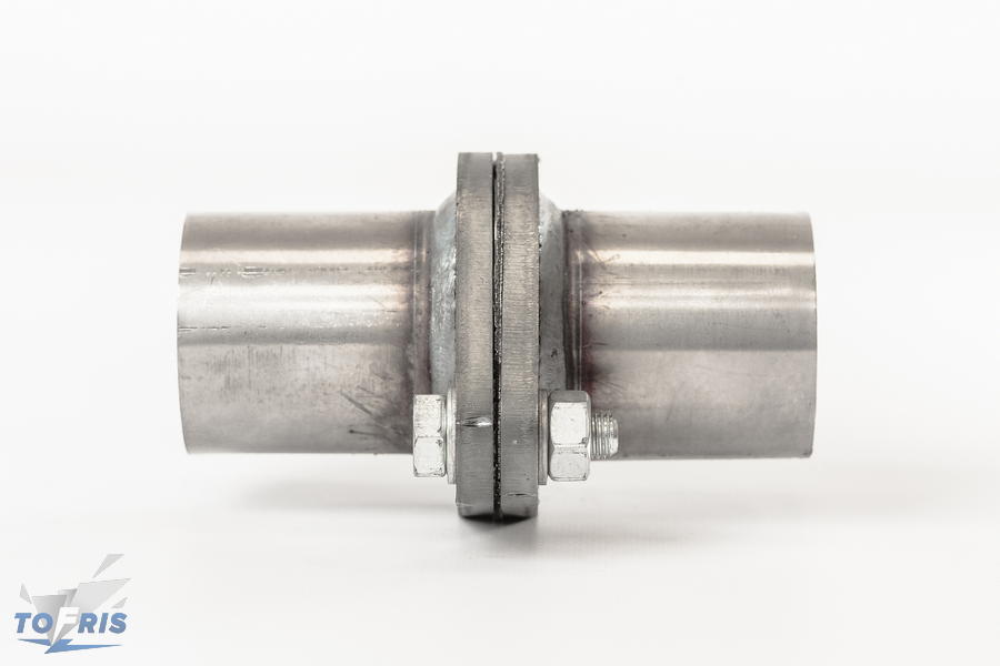 Фланцы d55мм с прокладкой и стяжными болтами с отводами - 2