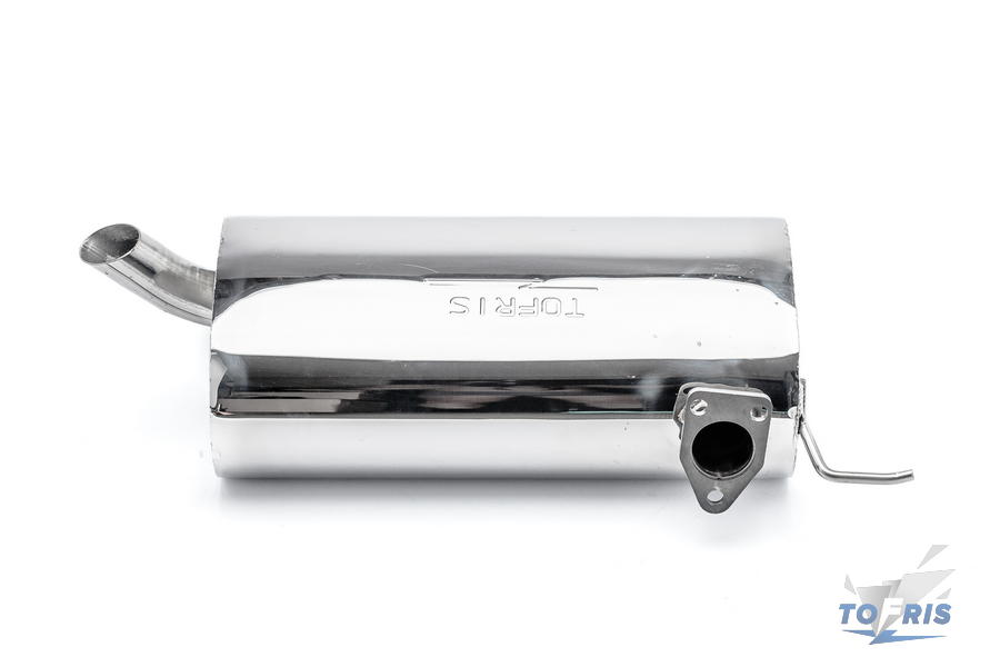 Глушитель Outlander 3, камерный, аналог, штатная установка AISI 304 (2,0 л; 2,4 л) - 1