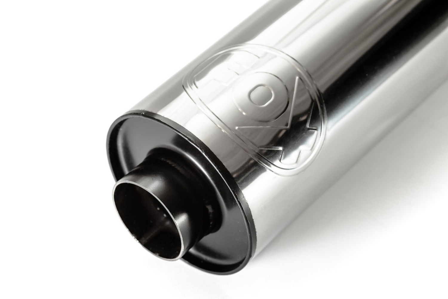 Резонатор универсальный FOX 110*350*51 нержав. сталь с набивкой  - 1