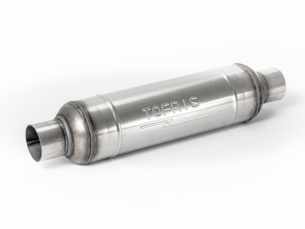 Резонатор-стронгер универсальный 110*510*65 с диффузором нержав. сталь с набивкой