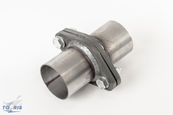 Фланцы d60мм с прокладкой и стяжными болтами с отводами