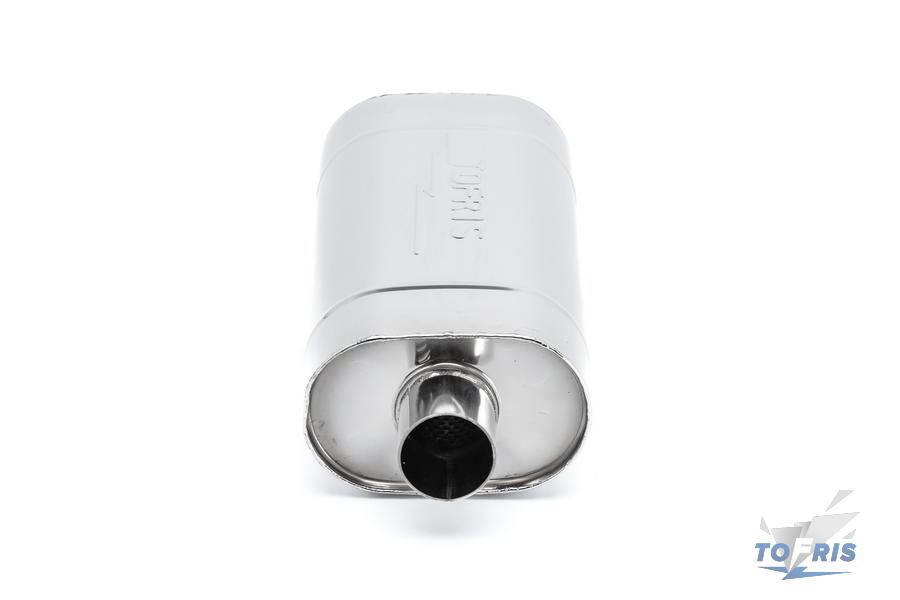 Глушитель универсальный Tofris EQ 250*63мм с р/ж и перегородкой, AISI 304 - 2