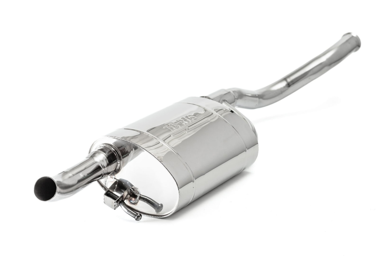 Управляемый глушитель Веста 1,6л, Веста SW 1,6л штатная установка 230х145х350х63 с набивкой, AISI304 - 1