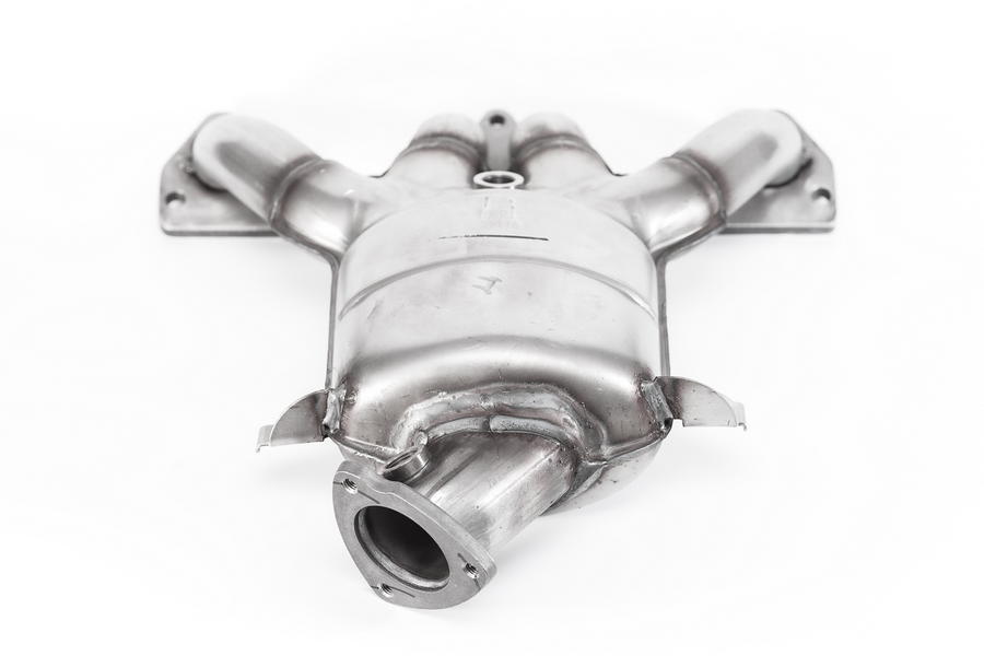 Труба приёмная глушителя с катализатором Е4 в сборе 21116-16 Лада Калина, Приора, Гранта 8кл.МКПП - 1