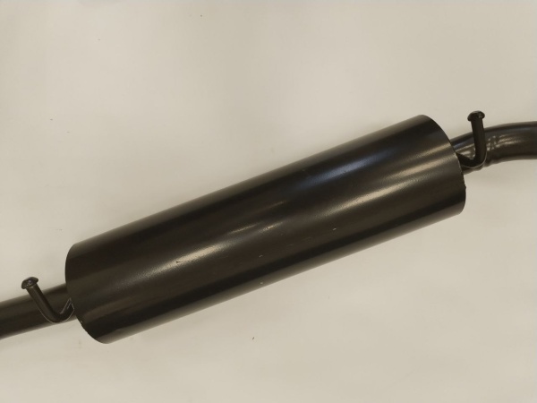 Глушитель круглый на а/м ВАЗ 2180 Веста седан штатная установка