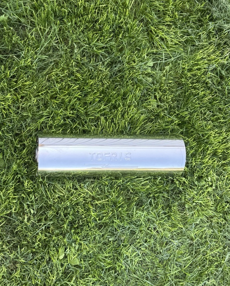 Пламегаситель универсальный Tofris EQ 130*300*54 с р/ж и перегородкой, AISI 304 - 2