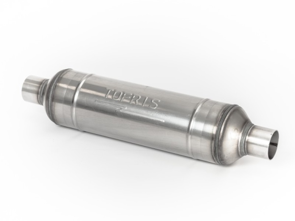 Резонатор-стронгер универсальный 110*300*55 с диффузором нержав. сталь с набивкой