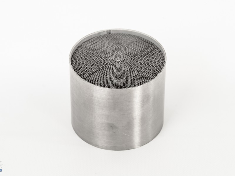 Универсальный катализатор 100мм*80мм металл Е-0 , 400 ячеек (2-я навивка),1,6л(Китай) - 2