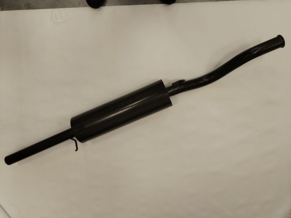 Глушитель круглый на а/м ВАЗ 21099 штатная установка