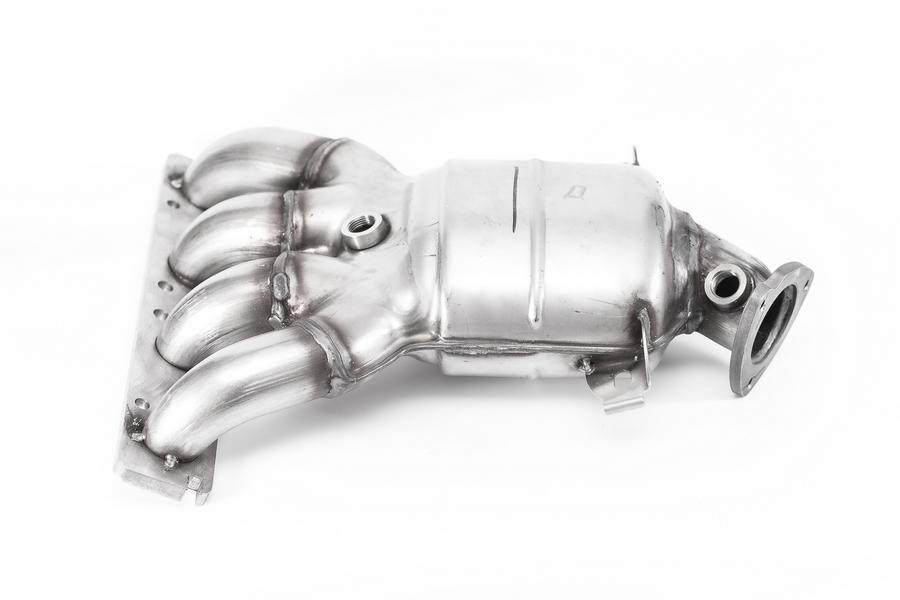 Труба приёмная глушителя с катализатором Е4 в сборе 11194-16 Лада Калина, Приора 16кл. МКПП - 2