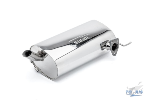 Глушитель Outlander 3, камерный, аналог, штатная установка AISI 304 (2,0 л; 2,4 л)