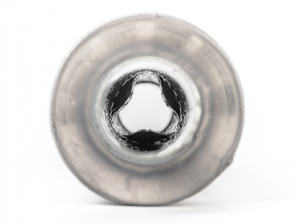 Резонатор-стронгер универсальный 110*550*50 с диффузором нержав. сталь с набивкой