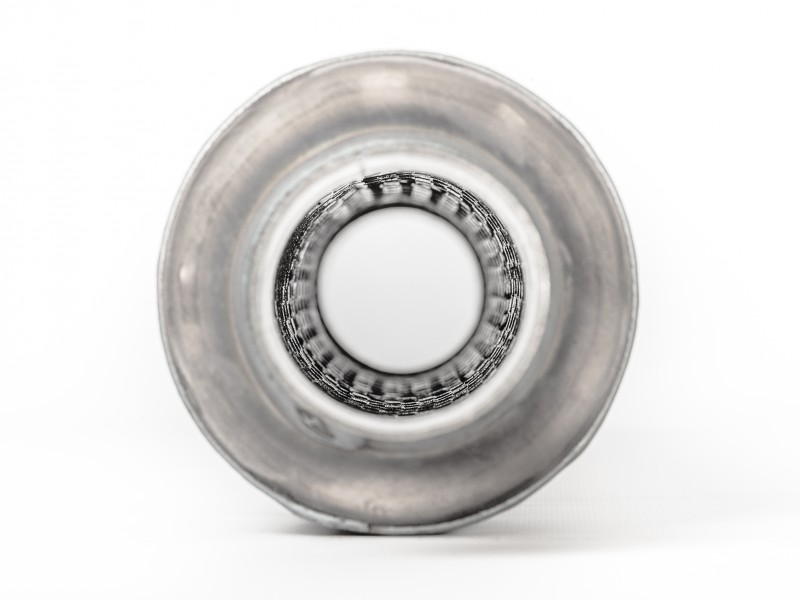 Резонатор-стронгер универсальный 110*510*65 нержав. сталь с набивкой - 1