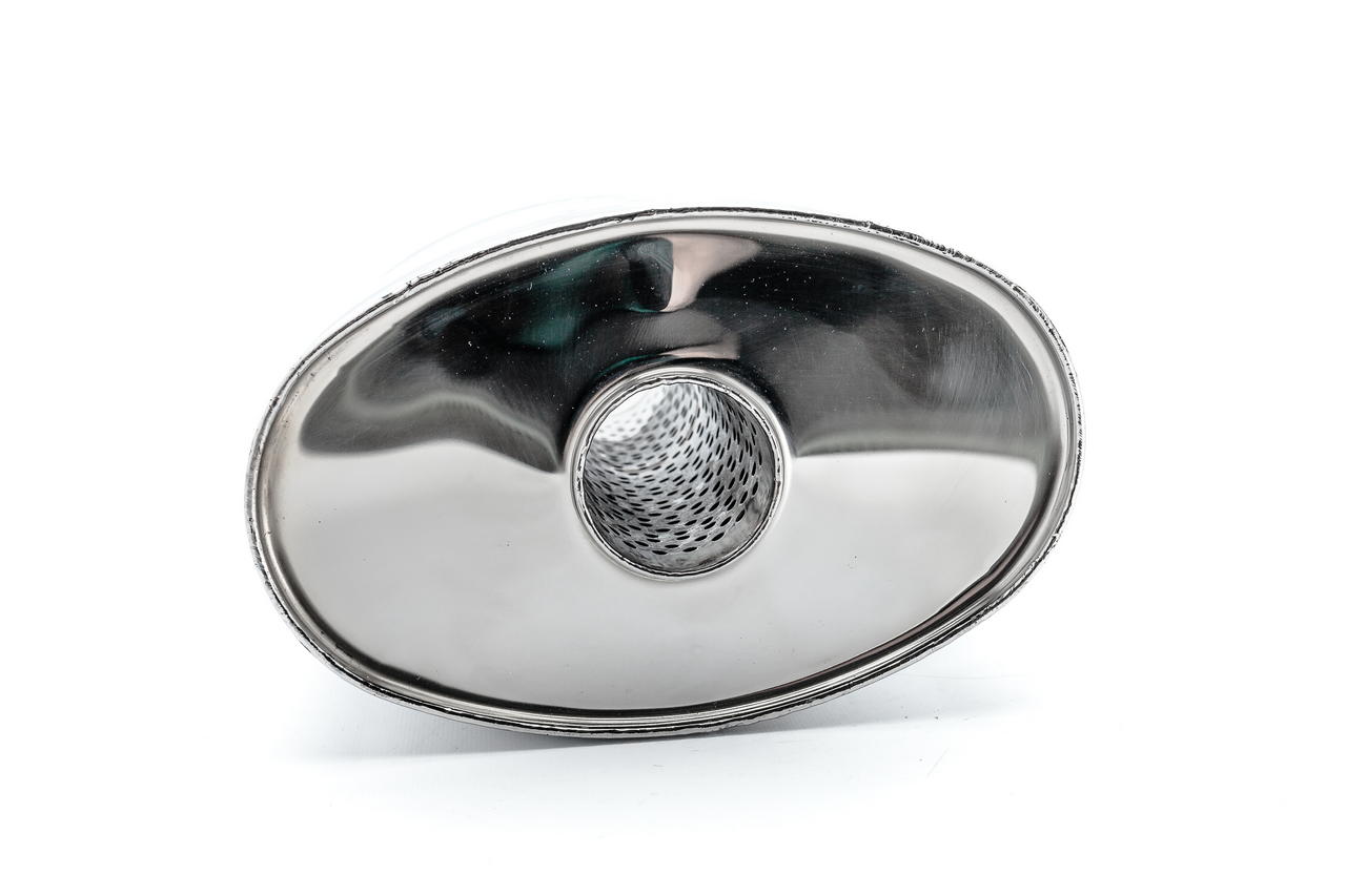 Глушитель универсальный 230*145*450*63, AISI 304, с набивкой - 3