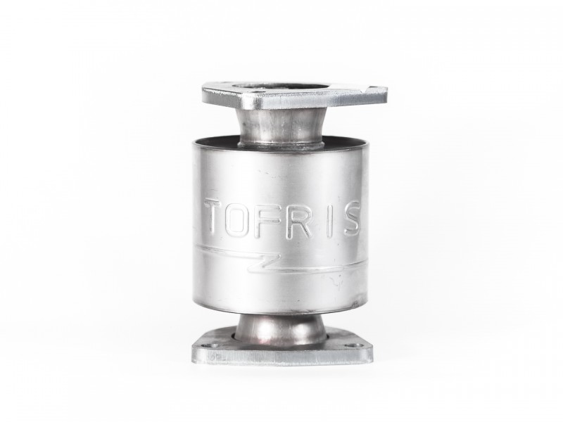 Пламегаситель универсальный двухкорпусной (с набивкой)CHEVROLET LACETTI V1.8 (прокладки в комплекте)