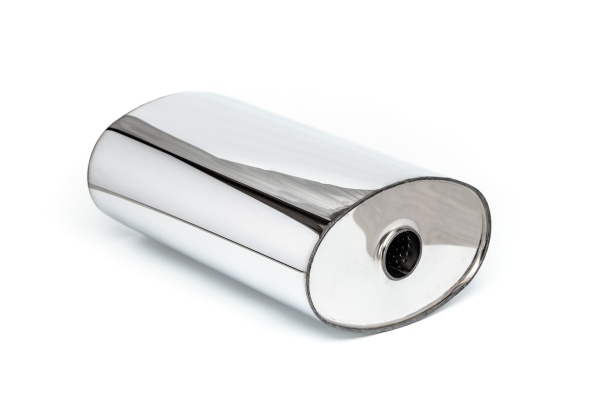 Глушитель универсальный 170*272*450*63, AISI 304,(тихий)