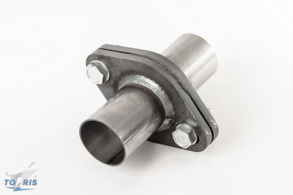 Фланцы глушителя в сборе с трубами 45 мм (внешний диаметр)