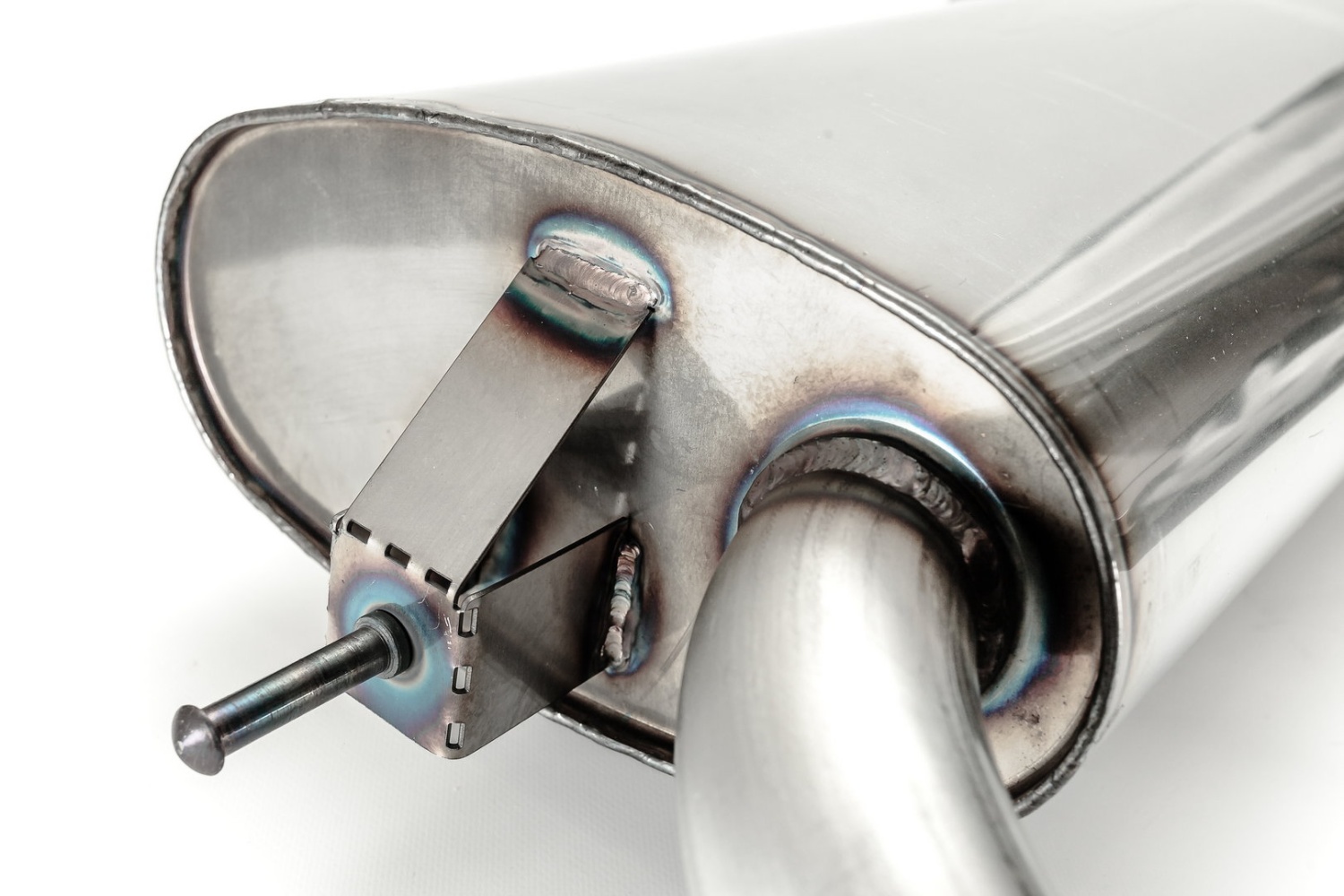 Глушитель Ford Focus III (хэтчбек,седан,1,6л), камерный, с набивкой, аналог, штатная установка - 3