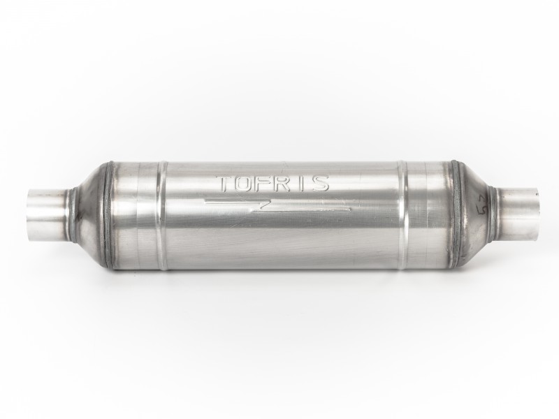 Резонатор-стронгер универсальный 110*300*55 с диффузором нержав. сталь с набивкой - 1