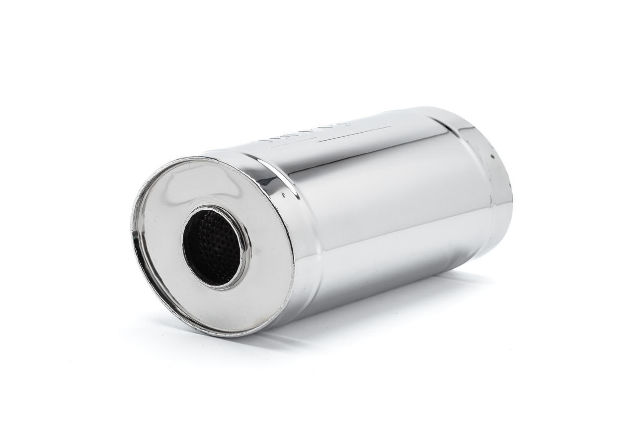 Глушитель универсальный 170*272*300*63, AISI 304,(тихий) - 3