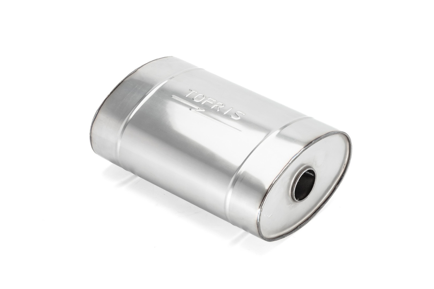 Глушитель универсальный 170*272*500*63, AISI 409 с камерой разрыва, с набивкой, центр. вход /выход  - 1