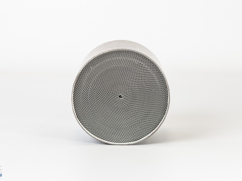 Универсальный катализатор 110мм*80мм металл Е-5 , 500 ячеек (2-я навивка),1,6л(Китай) - 3