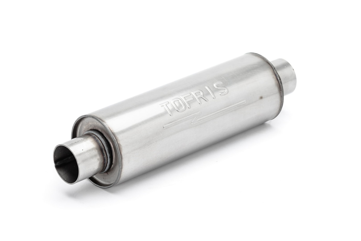 Резонатор универсальный 110*380*51 нержав. сталь с набивкой - 1