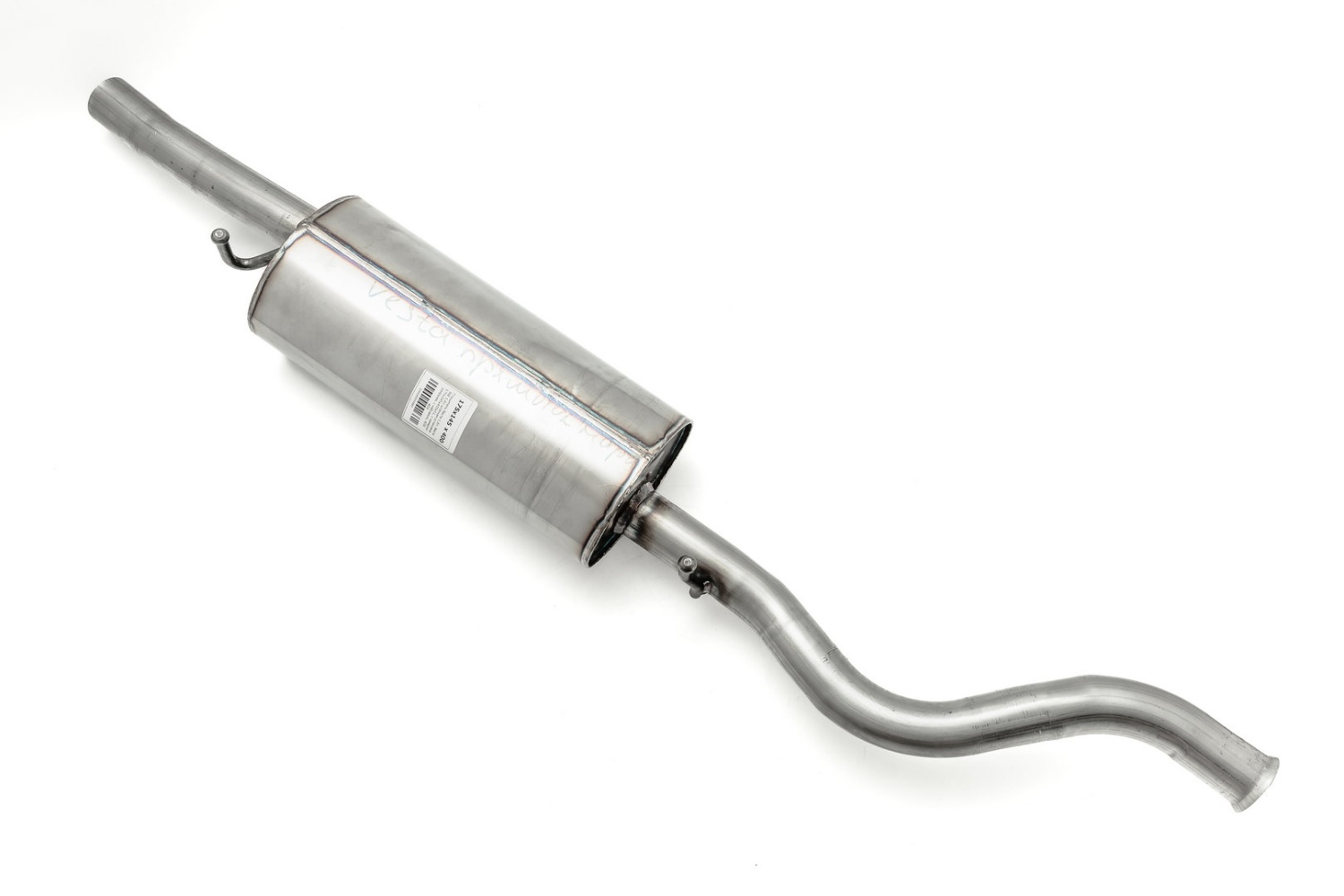 Глушитель Веста 1,6л, Веста SW 1,6л штатн. уст-ка 175х145х400х51, с кам. разрыва, с набив., AISI 409 - 3