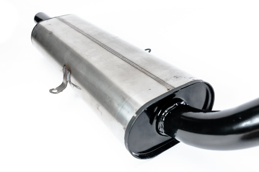 Глушитель овальный на а/м ВАЗ 2101-07 Тофрис прямоток  - 3