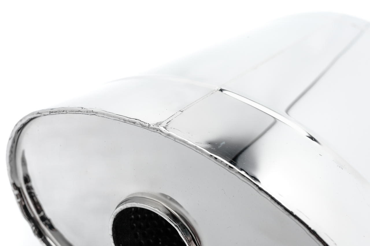 Глушитель универсальный 230*145*550*63, AISI 304, с набивкой - 2