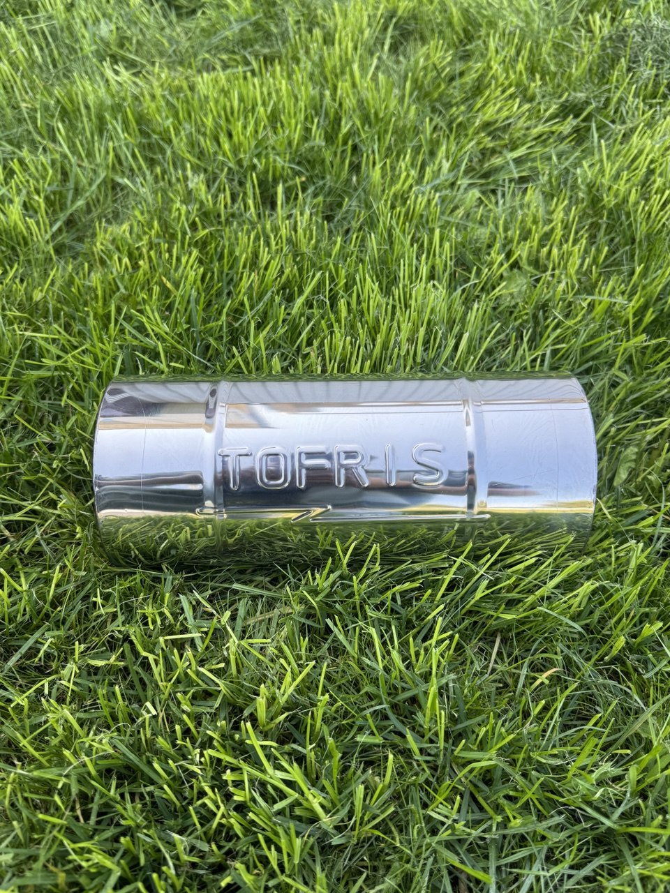 Пламегаситель универсальный Tofris EQ 110*250*54 с р/ж и перегородкой, AISI 304 - 3