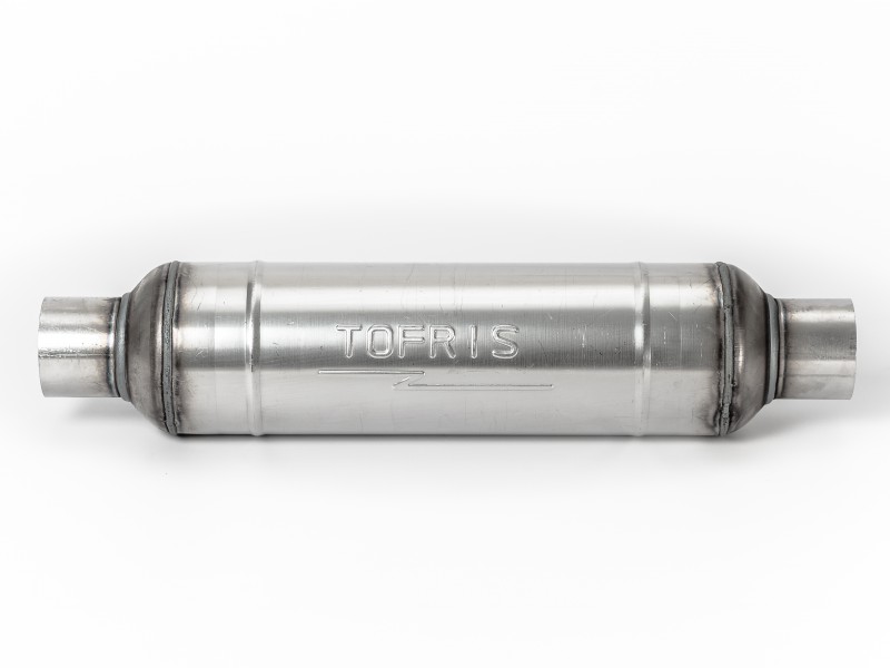 Резонатор-стронгер универсальный 110*510*65 с диффузором нержав. сталь с набивкой - 3