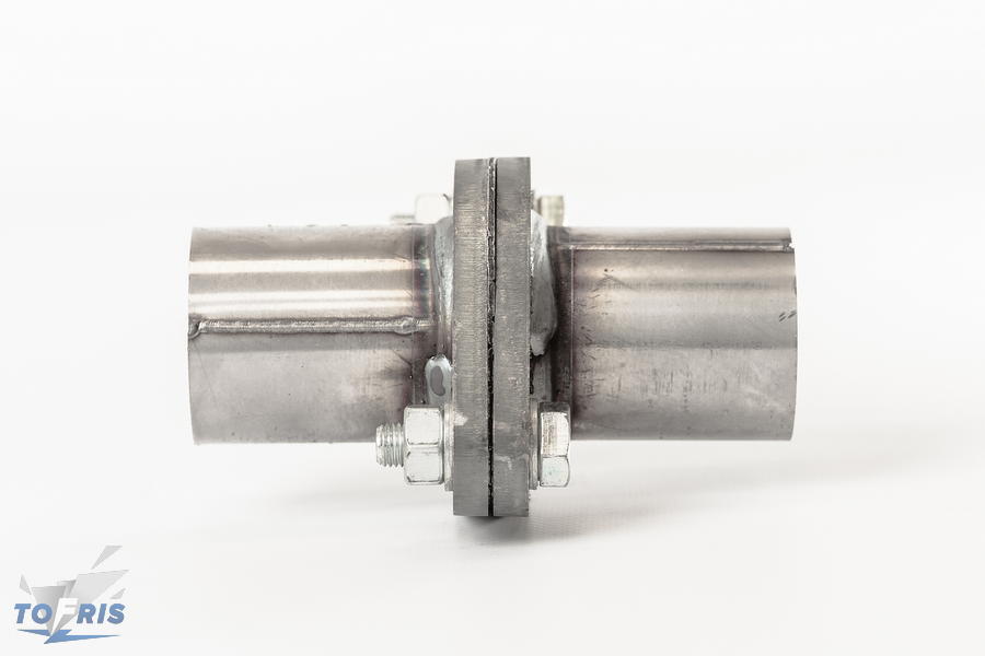 Фланцы d50мм с прокладкой и стяжными болтами с отводами - 2