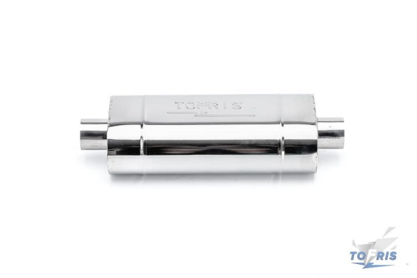 Глушитель универсальный Tofris EQ 250*63мм с р/ж и перегородкой, AISI 304