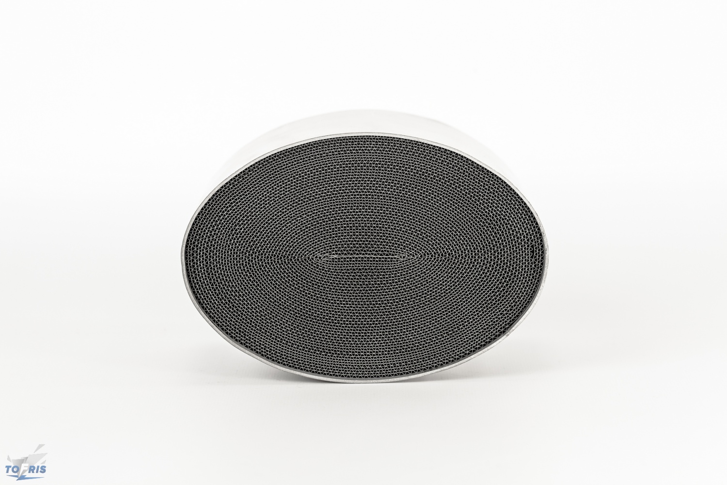 Универсальный катализатор OVAL 158*108*100  металл Е-0,400 ячеек, (2-я навивка),2л,(Китай) - 1