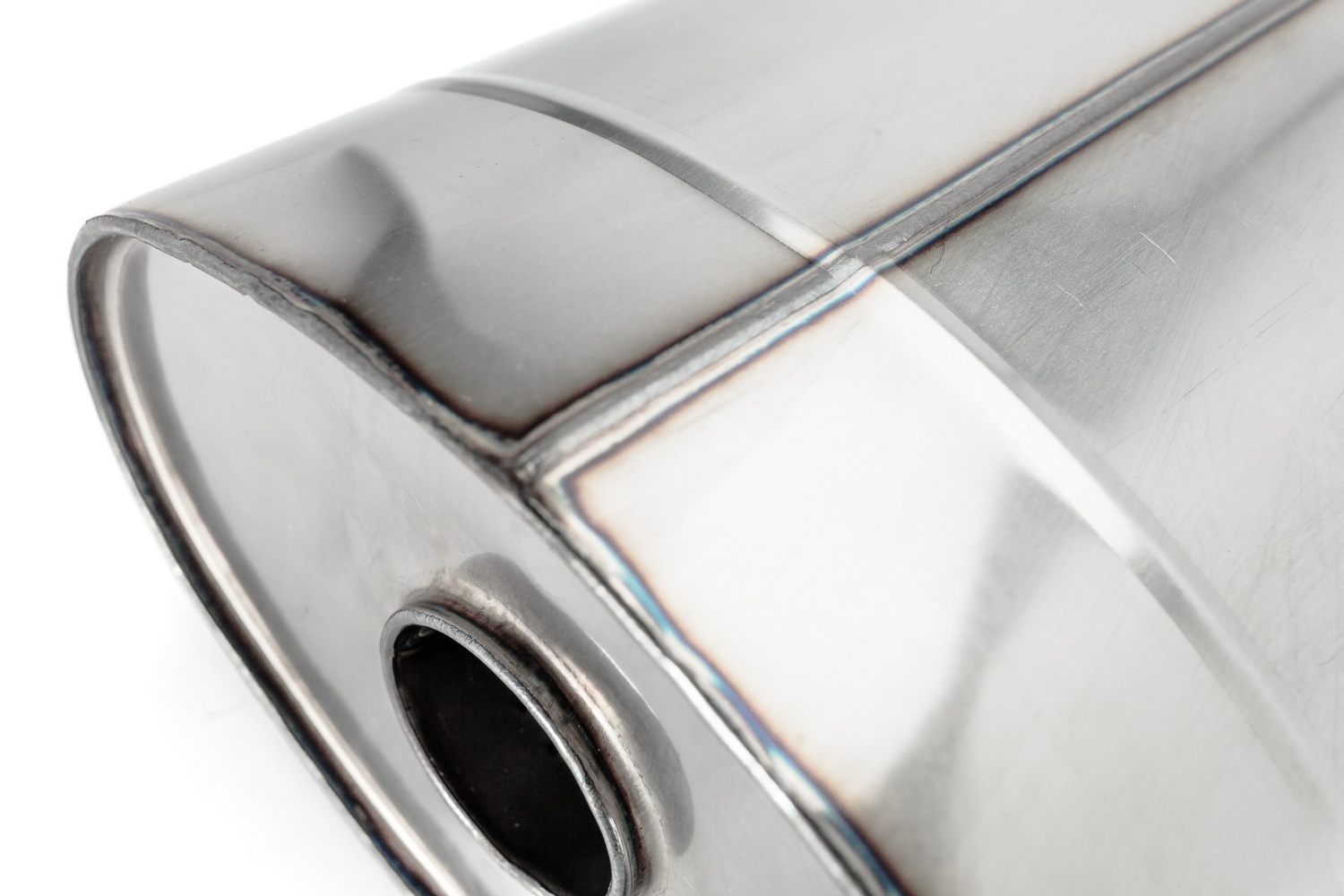 Глушитель универсальный 170*272*450*63, AISI 409 с камерой разрыва, с набивкой, центр. вход /выход  - 3